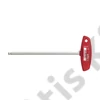 Wiha T-markolatú imbuszkulcs hatlapú gömbfejű fényes nikkelezésű 4.0 mm (04111)