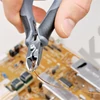 Knipex elektronikai oldalcsípő fogó kerek fejű ESD többkomponensű nyél 115 mm