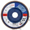 Bosch lamellás tárcsa 115x22.23 mm P60 fémhez Alox X431 egyenes műanyag