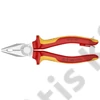 Knipex VDE kombinált fogó krómozott, többkomponensű nyél 180mm, rögzítőszemmel
