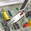 Knipex elektronikai oldalcsípő fogó keményfém vágóéllel ESD többkomponensű nyél 120 mm