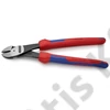 Knipex erőkímélő oldalcsípő fogó feketére foszfátozott, többkomponensű nyél 250 mm