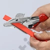 Knipex Sarokvágó olló műanyag- és gumiprofilokhoz krómozott 215 mm