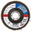 Bosch lamellás tárcsa 115x22.23 mm P60 fémhez Alox X431 kúpos üvegszál