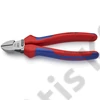Knipex Oldalcsípőfogó feketére foszfátozott 160 mm