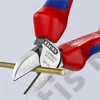 Knipex Oldalcsípőfogó feketére foszfátozott 140 mm