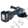 Makita DGA511RTJ 18V LXT BL 125mm akkus sarokcsiszoló 2x5.0Ah+töltő+Makpac