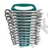 SATA racsnis csillag-villáskulcs készlet 8-19mm 12 részes irányváltós
