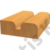 Bosch keményfém negyedpálcatag-maró (1 vágóél) R1 3.2mm, D 9.5mm, L 10.2mm, G 41mm, d:8 mm Standard for Wood