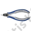 Knipex precíziós elektronikai oldalcsípő fogó többkomponensű nyél barnított 125 mm
