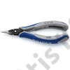 Knipex precíziós-elektronikai műszerész fogó többkomponensű nyél, barnított 130 mm