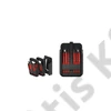 Wiha slimBit electric torx bitkészlet lapos, Phillips, Pozidriv, PlusMinus, 12 részes, slimBit doboz és övtartó (43162)