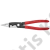 Knipex multifunkciós villanyszerelő fogó feketére foszfátozott, mártott nyél 200 mm