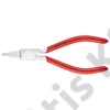 Knipex seeger-fogó belső J1 krómozott, mártott nyél 140 mm