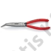 Knipex félkerekcsőrű fogó vágóéllel (gólyacsőr fogó) feketére foszfátozott, mártott nyél 200 mm