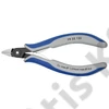 Knipex precíziós elektronikai oldalcsípő fogó többkomponensű nyél barnított 125 mm