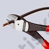 Knipex erőkímélő oldalcsípő fogó feketére foszfátozott, többkomponensű nyél 200 mm