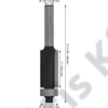 Bosch PRO alsó csapágyas színelő alakmarószár,  1/2