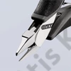 Knipex elektronikai oldalcsípő fogó ESD többkomponensű nyél 115 mm