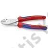 Knipex erőkímélő oldalcsípő fogó krómozott, többkomponensű nyél 200mm