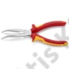 Knipex félgömbfejű fogó hajlított VDE 200mm