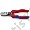 Knipex Erőkímélő oldalcsípő fogó feketére foszfátozott 180 mm