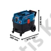 Bosch GAS 12-40 MA Professional Nedves/száraz porszívó
