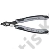 Knipex elektronikai oldalcsípő fogó Super Knips ESD többkomponensű nyél barnított 125 mm