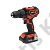 YATO Akkus fúrócsavarozó 18 V Li-ion szénkefe nélküli motor (1 x 2.0 Ah akku és töltő) (YT-82794)