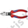 Knipex Erőkímélő oldalcsípő fogó feketére foszfátozott 160 mm