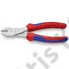 Knipex erőkímélő oldalcsípő fogó krómozott, többkomponensű nyél 180mm