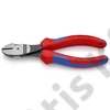 Knipex Erőkímélő oldalcsípő fogó feketére foszfátozott 160 mm (bliszter)