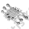 SATA racsnis csillag-villáskulcs készlet 8-19mm 12 részes irányváltós