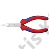 Knipex félkerekcsőrű fogó vágóéllel (rádiófogó) többkomponensű nyél, krómozott 140 mm