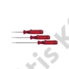 Wiha Mini csavarhúzó lapos átlátszó-piros, feltűző csipesszel 3.0 mm x 40 mm (01537)