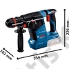 Bosch GBH 187-LI akkus fúrókalapács (akku és töltő nélkül) kartondobozban