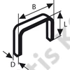 Bosch tűzőkapocs 13.0x0.75x10mm TIP58 (1000db/doboz)
