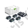 Festool Energia-set SYS 18V 4x5.0/TCL6DUO