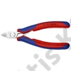 Knipex elektronikai oldalcsípő fogó keményfém vágóéllel többkomponensű nyél 120 mm