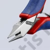 Knipex elektronikai oldalcsípő fogó, többkomponensű nyél 115mm