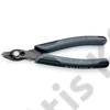 Knipex elektronikai oldalcsípő fogó Super Knips XL ESD többkomponensű nyél barnított 140 mm (bliszter)