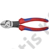 Knipex TwinForce nagy teljesítményű oldalcsípő fogó feketére foszfátozott 180 mm, nyitórugóval