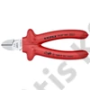 Knipex oldalcsípő fogó krómozott VDE 160 mm