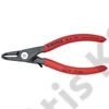 Knipex precíziós seeger-fogó belső J01 szürkére foszfátozott, mártott nyél 130 mm