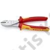 Knipex Erőkímélő oldalcsípő fogó krómozott VDE 200 mm