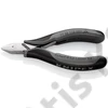 Knipex Elektronikai oldalcsípő fogó hegyes fejű ESD többkomponensű nyél 115 mm