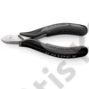 Knipex elektronikai oldalcsípő fogó kerek fejű ESD többkomponensű nyél 115 mm