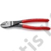 Knipex Erőkímélő oldalcsípő fogó feketére foszfátozott, mártott nyél 200 mm