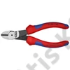 Knipex Erőkímélő oldalcsípő fogó feketére foszfátozott 140 mm