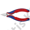 Knipex elektronikai oldalcsípő fogó, többkomponensű nyél 115mm